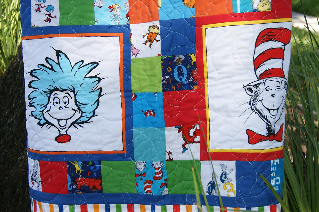 Angels Neverland Cat in the Hat Fun Quilt Kit with Thing One and Thing Two