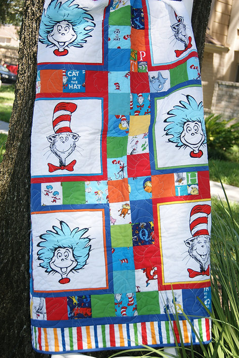 Angels Neverland Cat in the Hat Fun Quilt Kit with Thing One and Thing Two