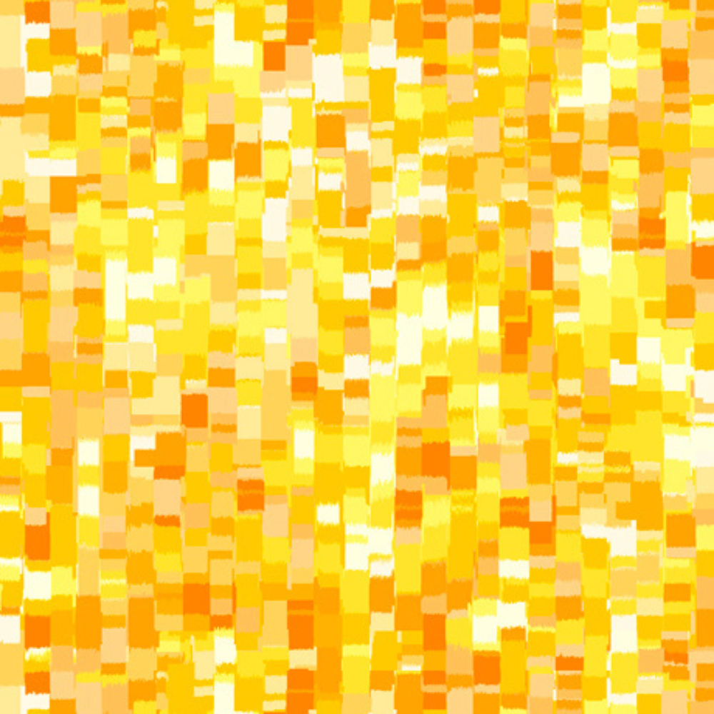 Angels Neverland Fabric Yellow Pixels You Are My Sunshine Blender Coordinates Cotton Fabric by the Yard