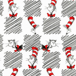 Angels Neverland Quilt Kit Cat in the Hat Fun Quilt Kit with Thing One and Thing Two approximately 50" x 56" finished size