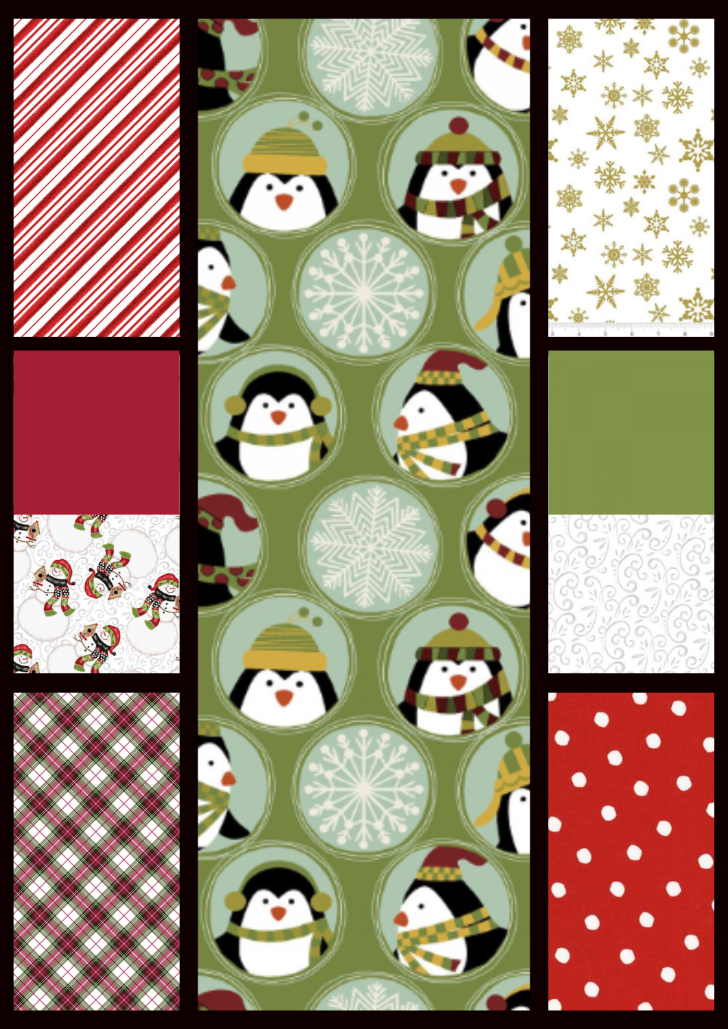 Angels Neverland Quilt Kit Christmas Quilt Kits with Penguin Theme