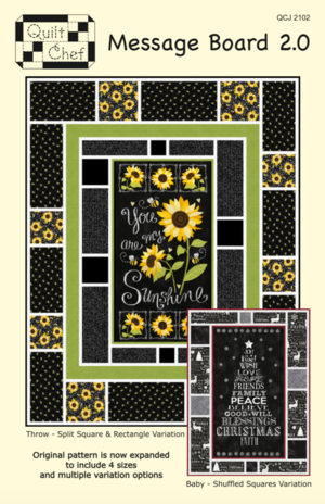 Message Board 2.0 Beginner Quilt Kit with Advice From a
