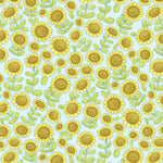 Farm Babies Sunflower Meadow Panel Quilt Kit | Material Girlfriends 3YD Andapanel Pattern