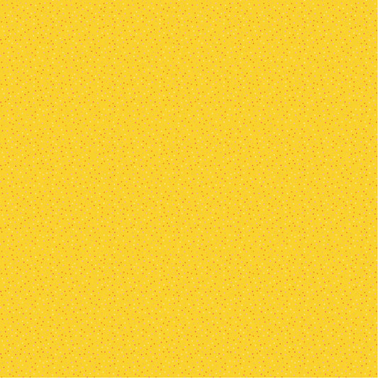 Country Confetti -Lemon Meringue Bright Yellow Blender Fabric Yardage