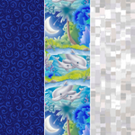 Fabric Café Quilt Kit City Lights by Fabric Café Dolphin Nursery Quilt Kit, Under the Sea Quilt Kit