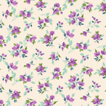 Fabric Café Quilt Kit Nine Plus One by Fabric Café Quilt Kit with Purple Floral and Plaid fabric