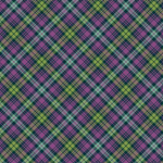 Fabric Café Quilt Kit Nine Plus One by Fabric Café Quilt Kit with Purple Floral and Plaid fabric