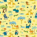 Freckle & Lollie Zooville Cotton Fabric from Freckle & Lollie by Shawn Wallace 13 fabric collection