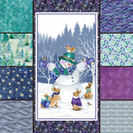 Henry Glass fabric bundle Flurry Friends by Henry Glass Curated Fabric Bundle with coordinating fabrics (FQ, 1/2 yard or 1 yard) PREORDER