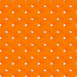 henry glass Fabric FQ (approximately 18" x 21") Halloween Glow in the Dark Fabric by Henry Glass little white stars on orange cotton fabric by the yard