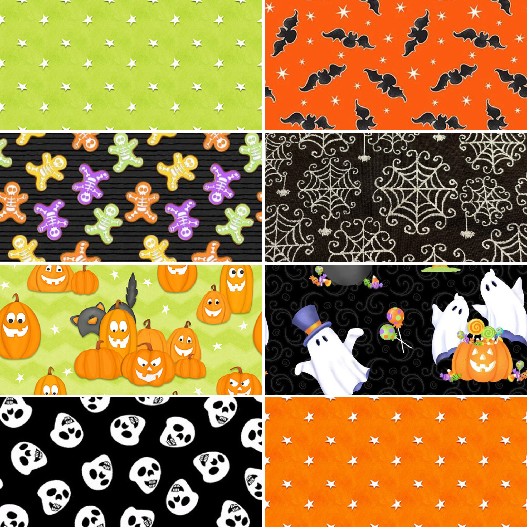 henry glass Fabric Halloween Glow in the Dark Fabric by Henry Glass little white stars on lime cotton fabric by the yard