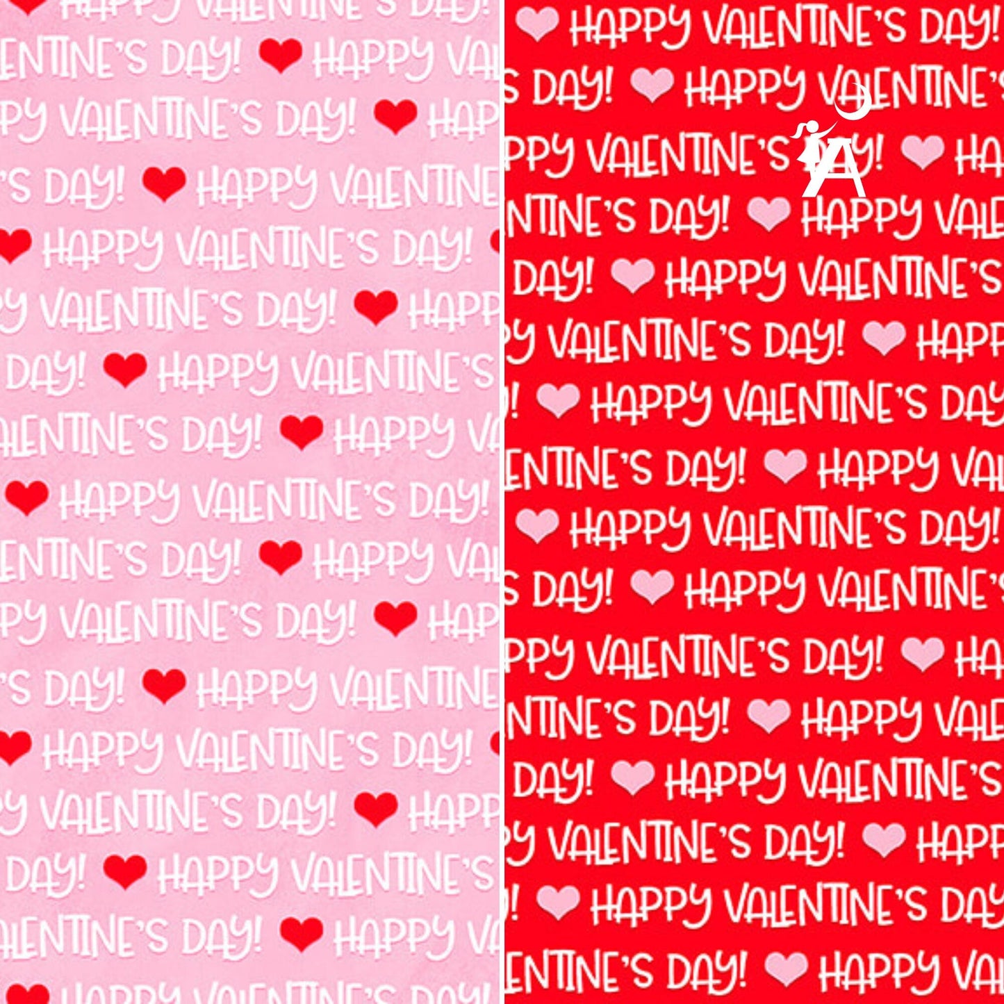 Henry Glass Gnomie Love Gnome Valentine's Day Fabric - Border Stripe Quilt Cotton Fabric by the Yard