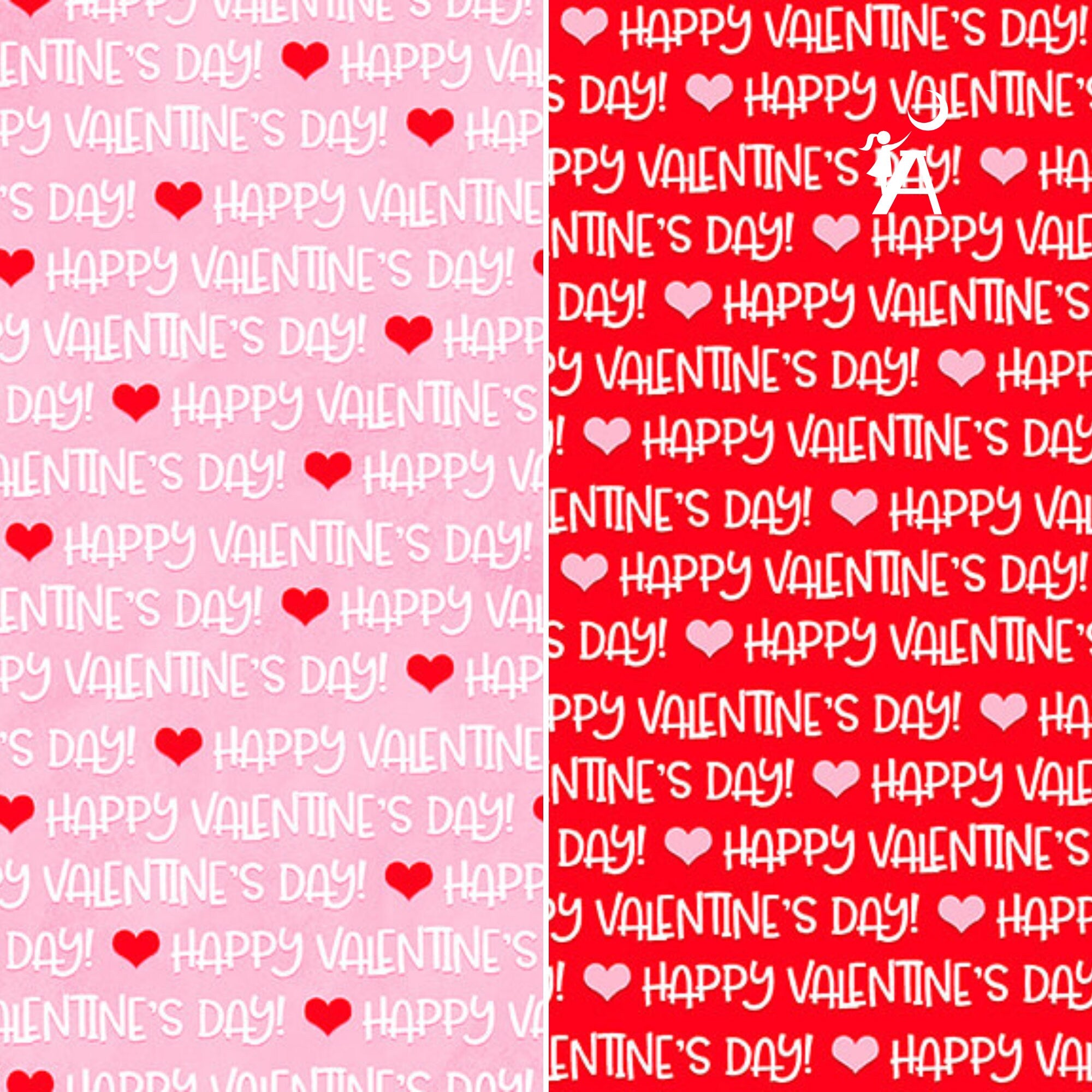 Henry Glass Gnomie Love Gnome Valentine's Day Fabric - Patchwork Cheater Quilt Cotton Fabric by the Yard