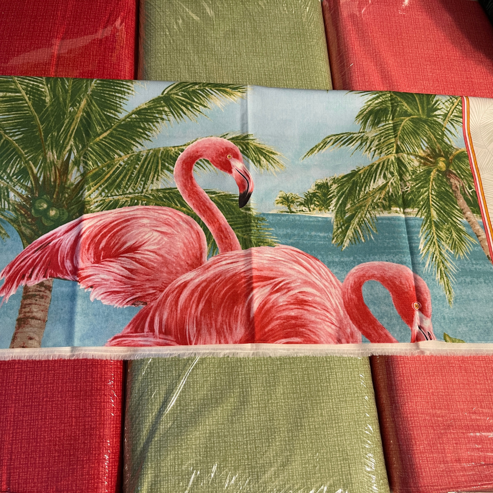 Henry Glass Quilt Kit Pink Paradise Flamingo QUILT KIT Flamingo Fabric by Henry Glass