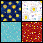 Henry Glass Quilt Kit QUILT KIT Stay Wild Moon Child by Henry Glass with Kwik Shifted Blocks beginner quilt pattern with free panel gift, Celestial Nursery Fabric