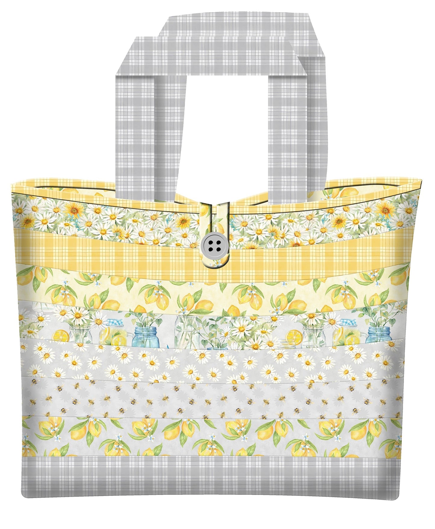 Henry Glass Quilt Pattern TOTE BAG TRIO FREE PATTERN download using jelly roll fabric 2.5" strips