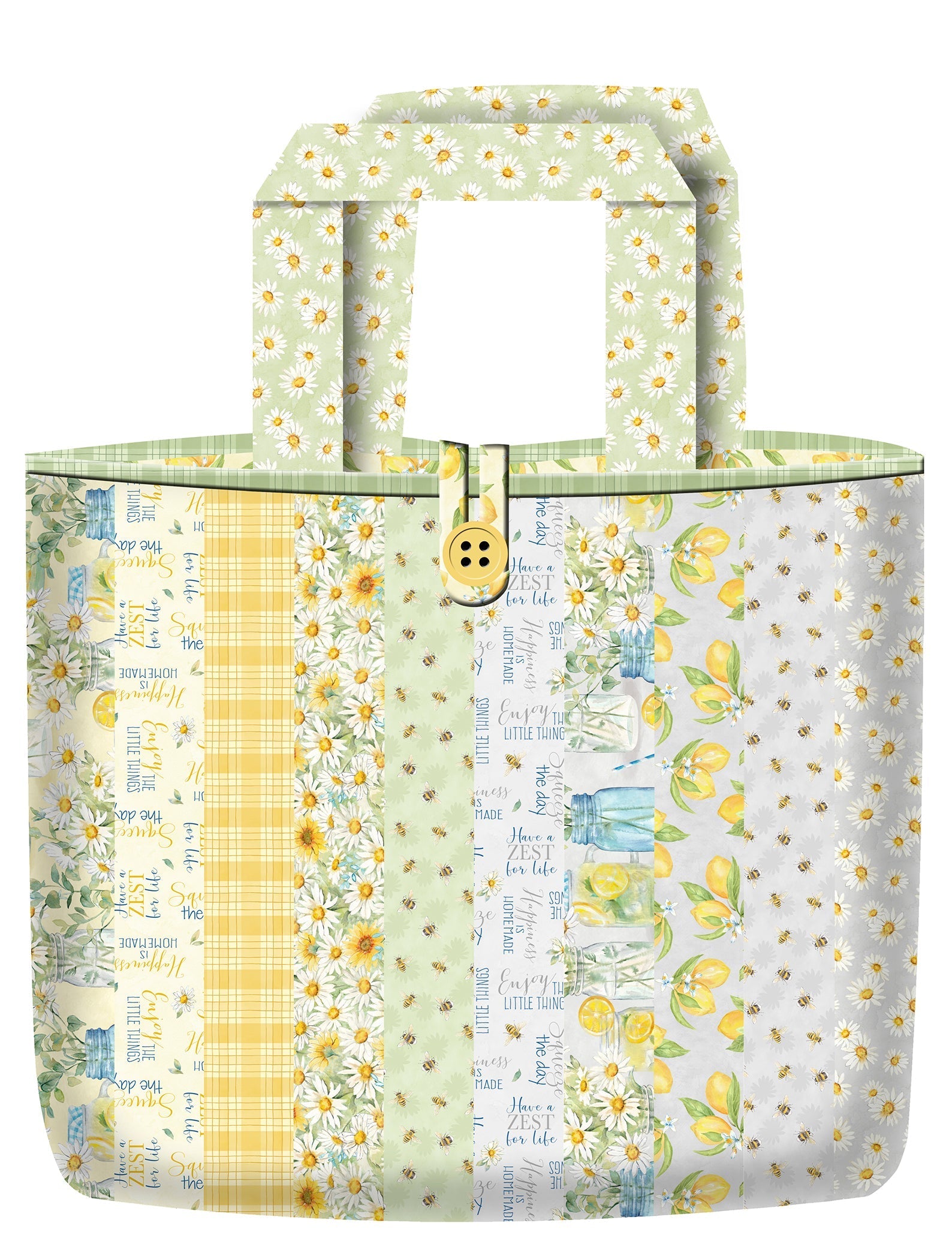 Henry Glass Quilt Pattern TOTE BAG TRIO FREE PATTERN download using jelly roll fabric 2.5" strips