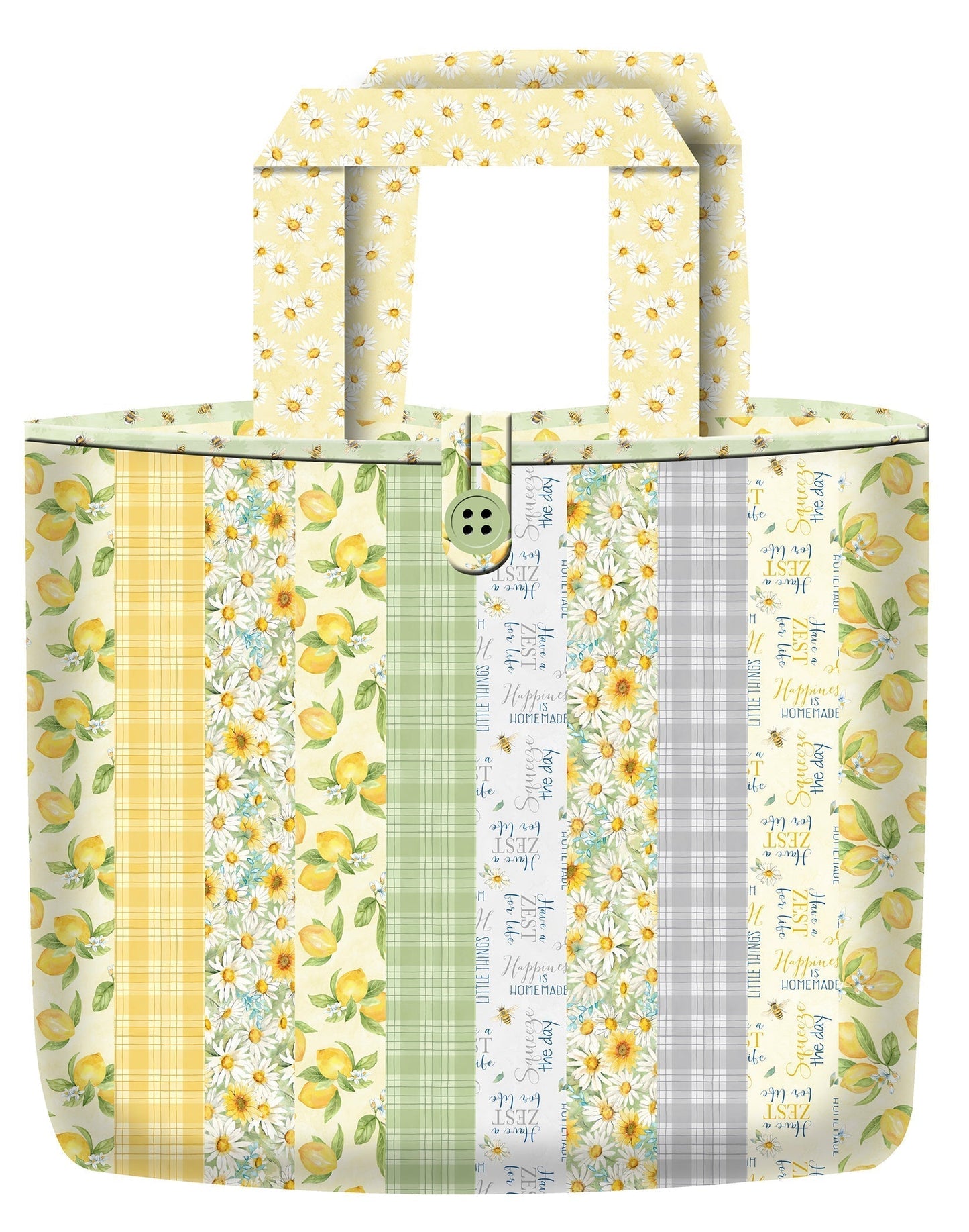 Henry Glass Quilt Pattern TOTE BAG TRIO KIT using jelly roll fabric 2.5" strips, choose your cotton fabric collection