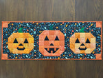 Jolly Jack-O-Lantern Table Runner Pattern – Halloween Quilt Pattern by Angela’s DIY Designs