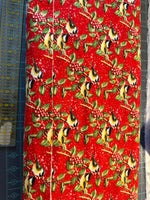 Flannel Snow Birds Remnants & Block PANEL bundle - Henry Glass Snow Bird Collection