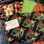 Flannel Snow Birds Remnants & Block PANEL bundle - Henry Glass Snow Bird Collection