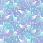 Northcott Fabric by the Yard Angels on High Light Teal Multi (DP25356-62)