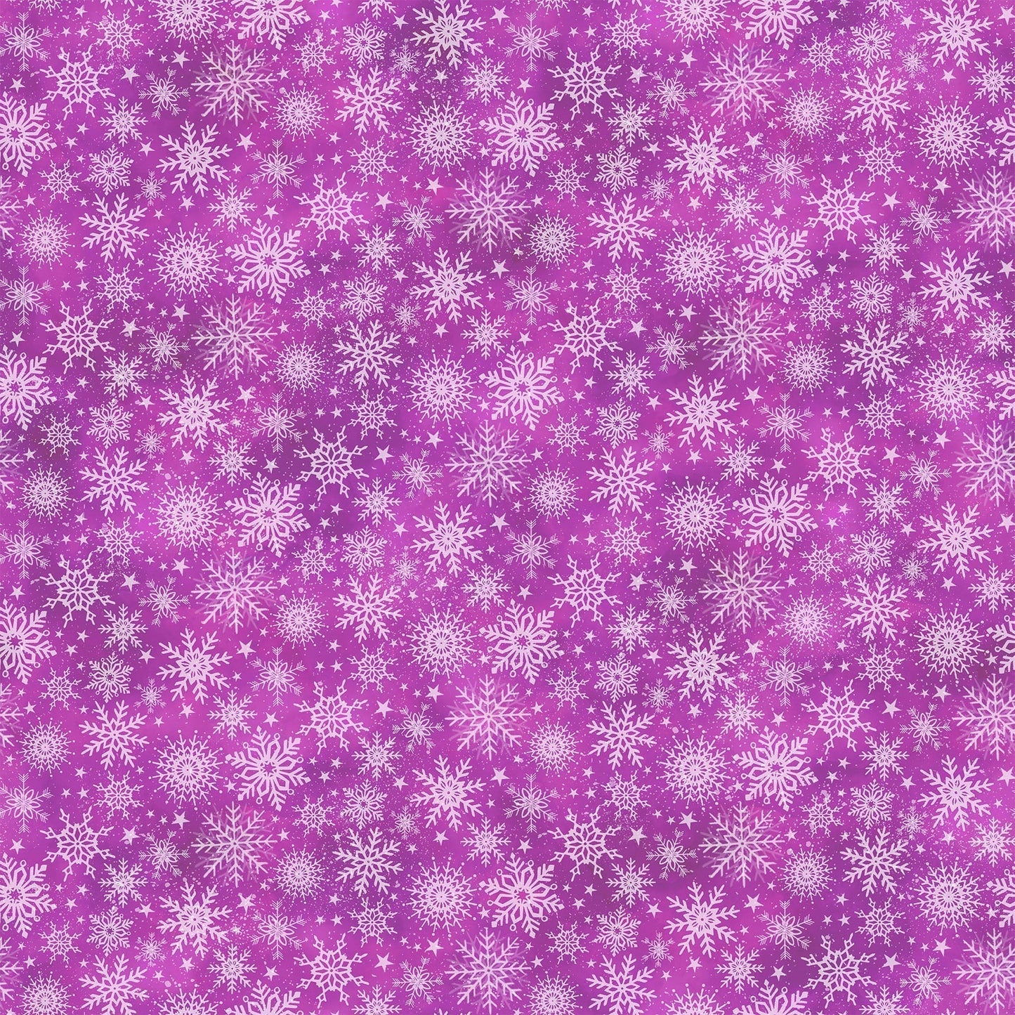 Northcott Fabric by the Yard Angels on High Purple Multi Snowflakes (DP25358-86)