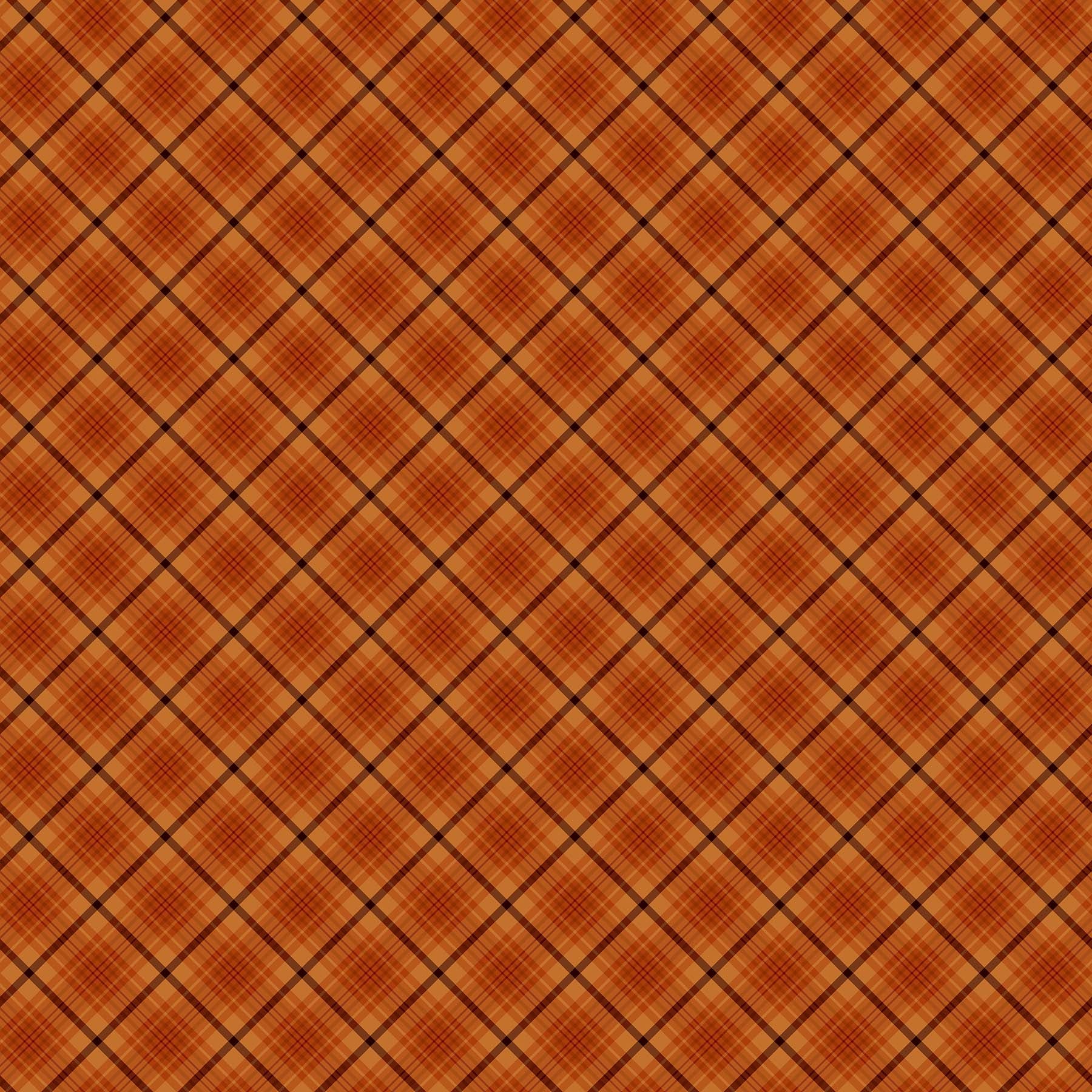 Northcott Fabric by the Yard FQ (18" x 21") Bias Plaid from Sunshine Harvest Collection 25460-58