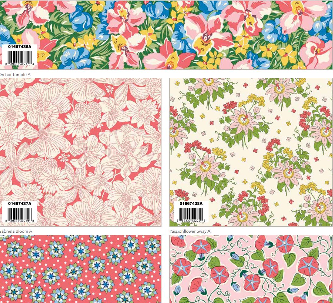 Postcard From Paradise Fat Quarter Bundle by Liberty Fabric