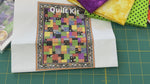 Halloween Quilt Kit featuring Northcott Gnomes Night Out Cotton Fabric Border with traditional Halloween Motifs