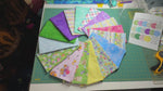 Hoppy Hunting 1/2 yard Bundle (16 pcs) of Easter Egg & Easter Bunny Fabric