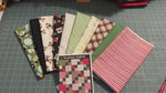 Cotton Christmas Quilt Kit with Snow Place Like Home Birdhouse Theme
