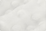 Shannon Fabrics Fabric White Dimple Cuddle Minky Embossed Fabric