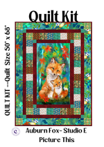 Studio E Quilt Kit Auburn Fox Fall Quilt Kit using Picture This Pattern