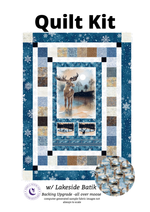 Studio E Quilt Kit Cold Winter Morning Picture This Quilt Kit with Tonga Lakeside Batiks Precuts