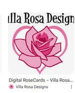 Digital RoseCard Avoca Fat Quarter Quilt Pattern PDF Download