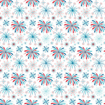 Timeless Treasures Fabric Bundle Patriotic Batik Cotton Fabric Blue USA Flags Valor Collection