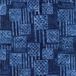 Timeless Treasures Fabric Bundle Patriotic Batik Fabric Snazzy Swirls, Firework Swirls in blue, Tonga Harbor Collection