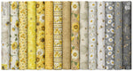 Timeless Treasures Fabric Handwriting Text on Woven Texture Cotton Quilting Fabric, Honey Bee Farm
