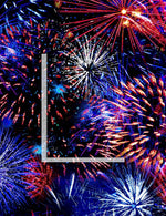 Timeless Treasures Fabric Patriotic Fireworks Cotton Fabric USA-C8323 from Timeless Treasures