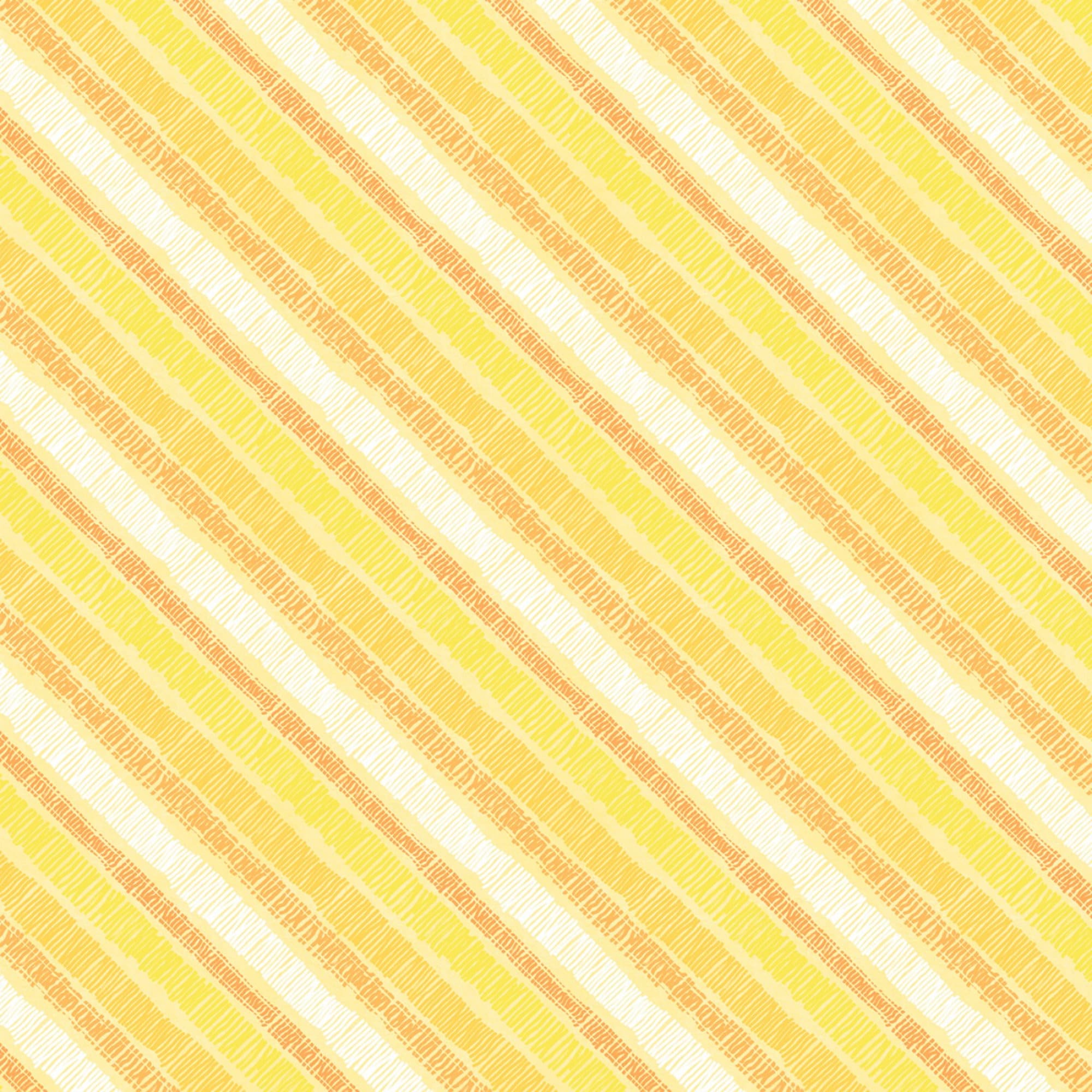 Wilmington Prints Yellow / FQ (18"x21") Diagonal Stripe Teal or Diagonal Stripe Yellow Fabric by the Yard from Wilmington Prints Sunflower Sweet by Lisa Audit