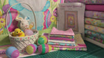 Hoppy Easter Gnomies Advanced Beginner QUILT KIT 1 with Henry Glass Easter Gnome Fabric 50"x70"