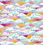 3 Wishes Fabric FQ Sky Pink Fabric from Seas The Day by 3 Wishes Fabric