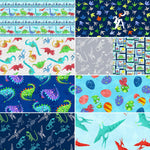 Angels Neverland Quilt Kit Dinosaur Kingdom Beginner QUILT KIT with backing option, Henry Glass Cotton Dinosaur Fabric designer Kate Mawdsley, Dinosaur Quilt Kit 66x68