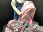 Angels Neverland Quilts & Comforters Reversible Shannon Fabrics Lattice & Embrace Fabrics Handmade Baby Gift Blanket
