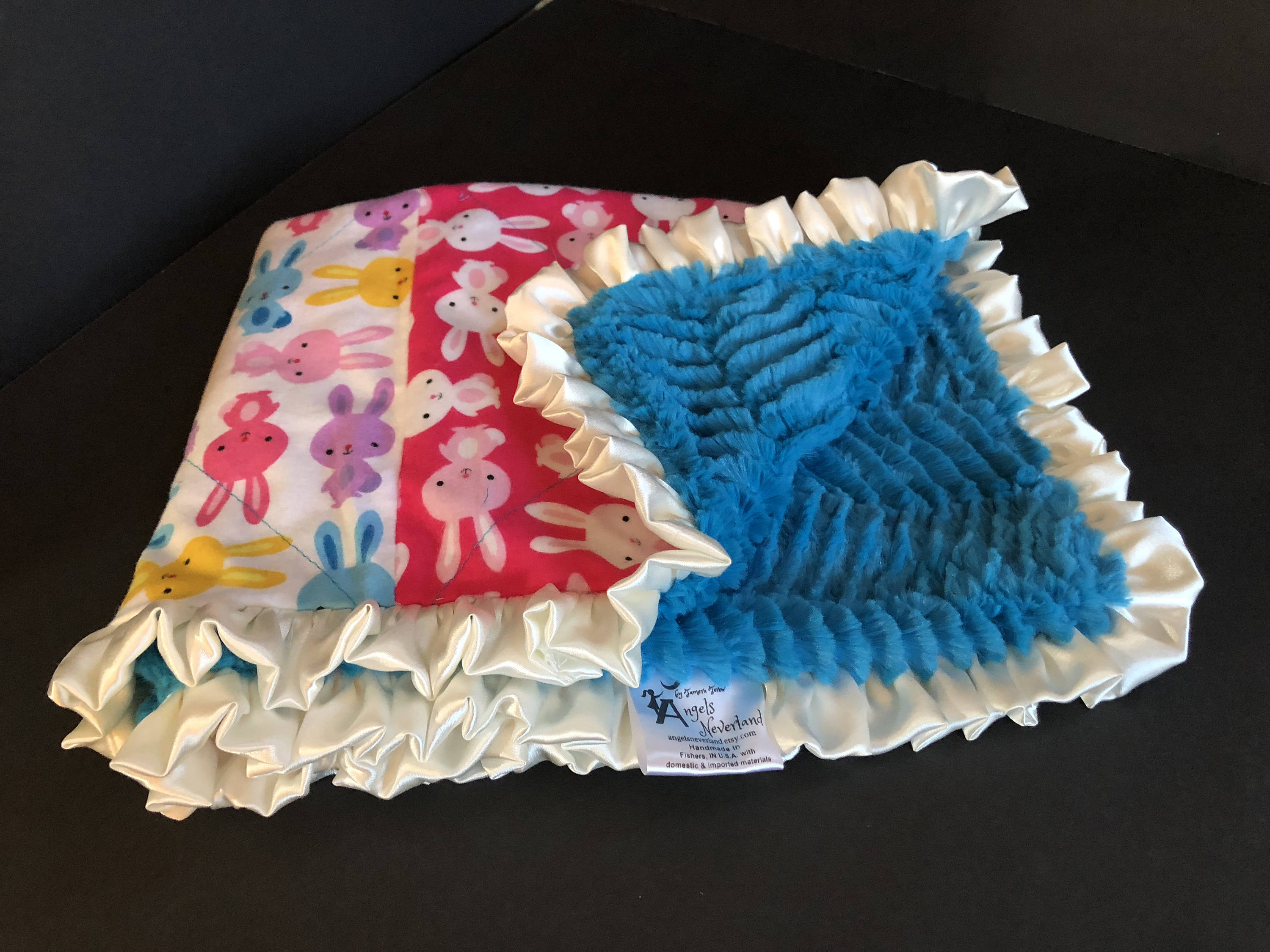 How to Make a No-Sew Baby Blanket with Minky Fabric - Cutesy Crafts