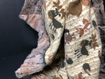 angelsneverland-1538 One of a Kind Luxe Cuddle Minky & Flannel Woodland Animals Lovey Blanket 20" x 22.5"