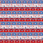 Henry Glass Fabric Gnome of the Brave Patriotic Fabric Bundle by Henry Glass