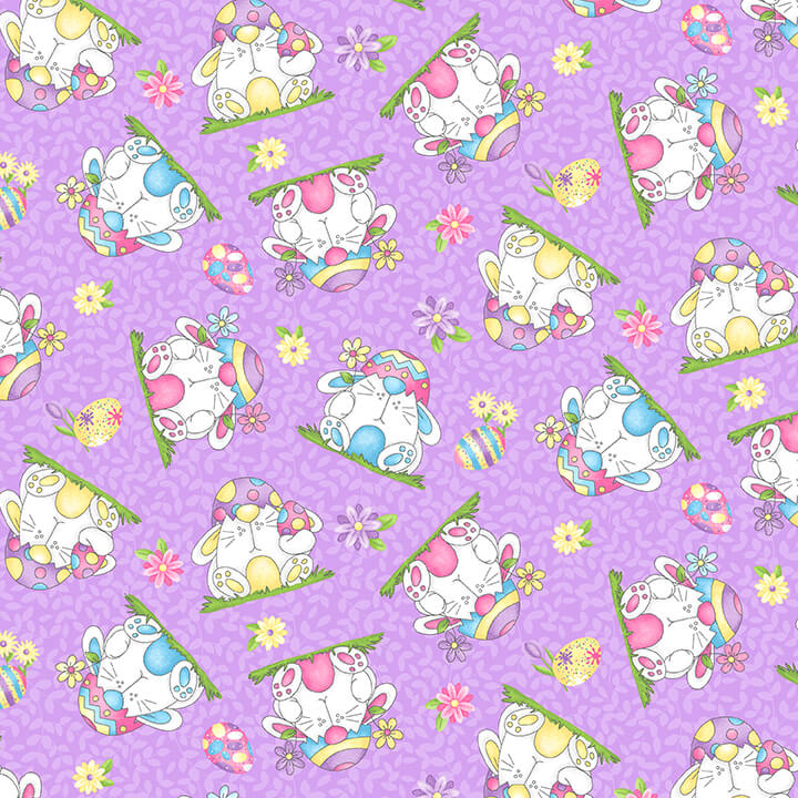 Henry Glass Fabric Half Yard Bundle 15 prints & 1 panel Hoppy Easter Gnomies, Easter Gnome Fabric