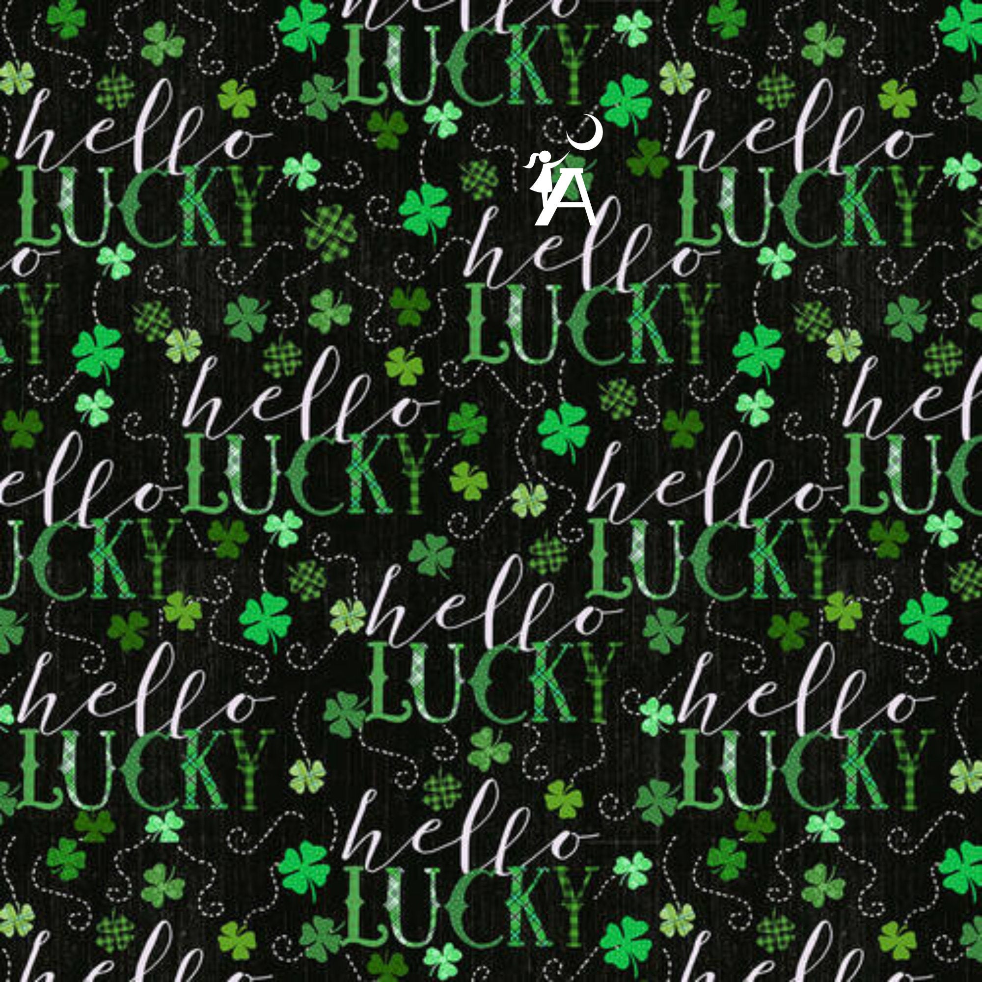 Hello Lucky Table Topper & Placemat Kit - St. Patricks Day Kit - Henry Glass Fabrics - 100% Cotton newest Quilting Fabrics